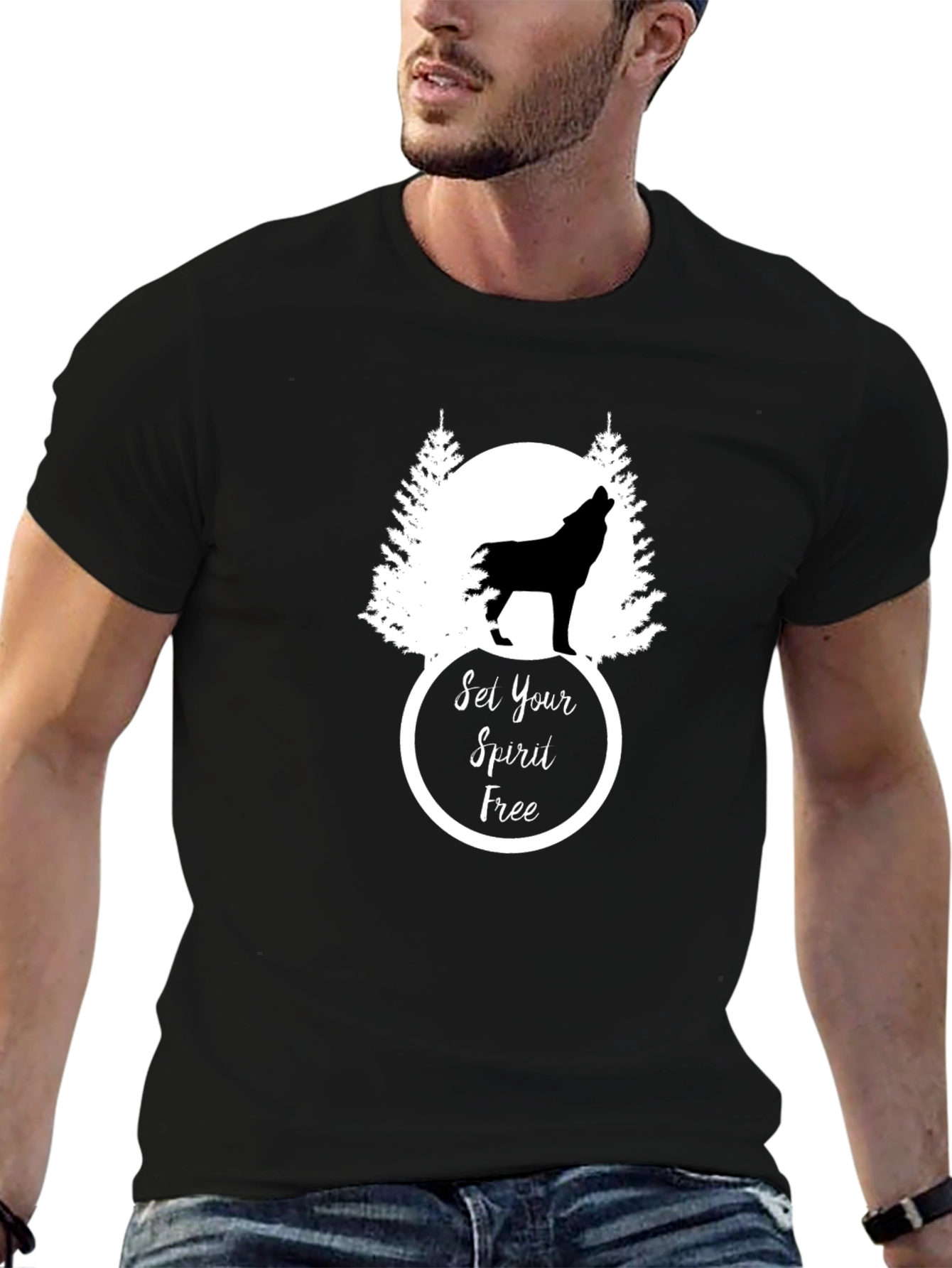 Set Your Spirit Free Wolf T-Shirt