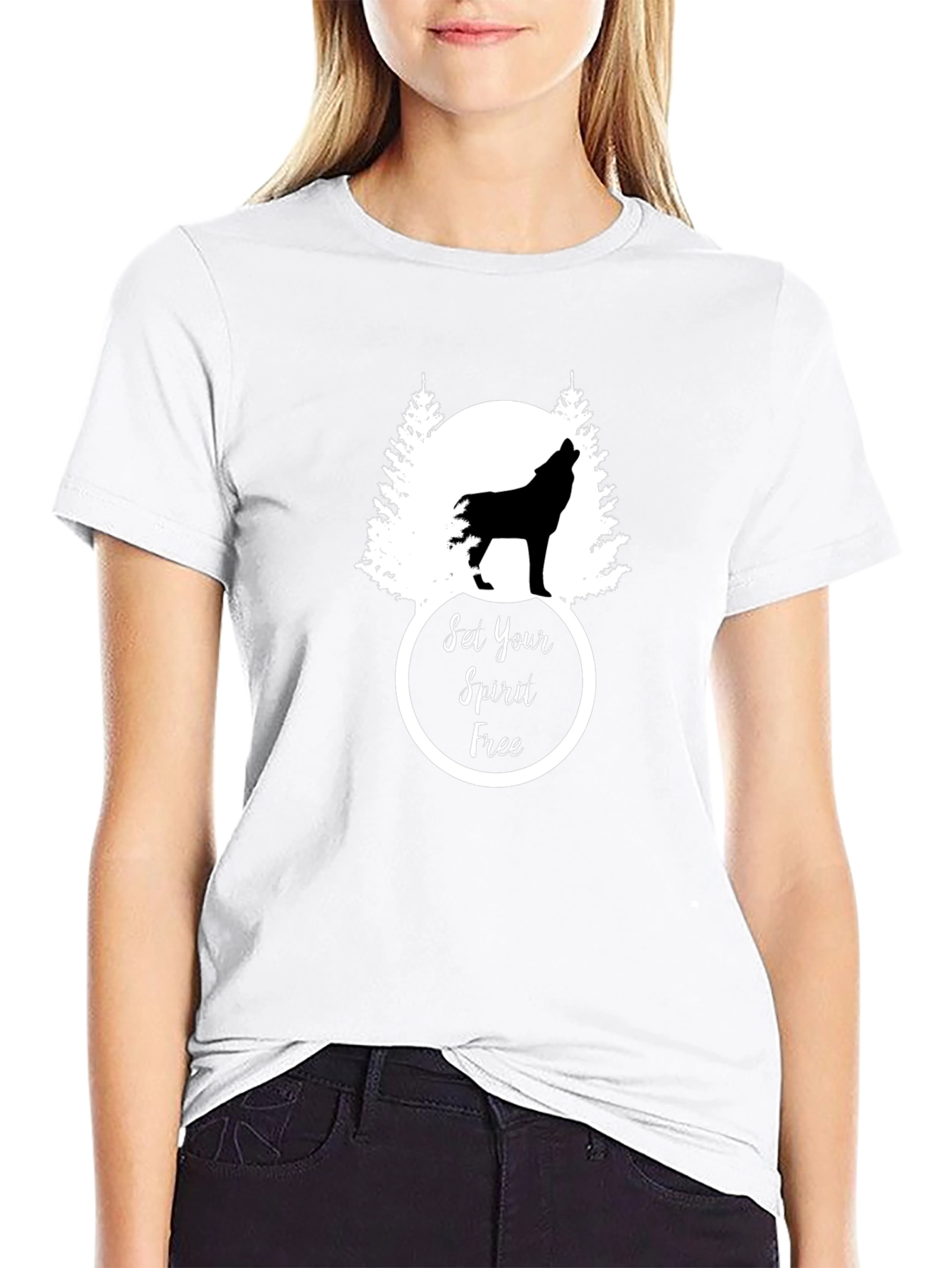 Set Your Spirit Free Wolf T-Shirt