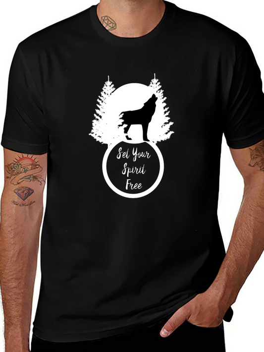 Set Your Spirit Free Wolf T-Shirt