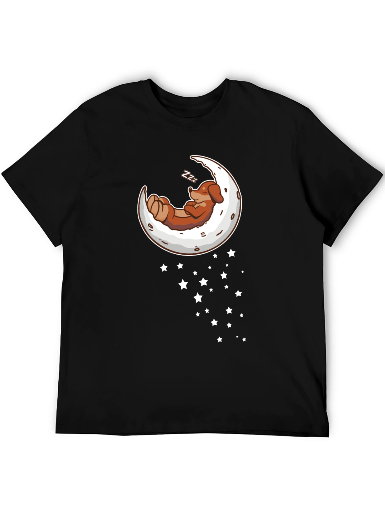 Dachshund Moon Sleep T-Shirt