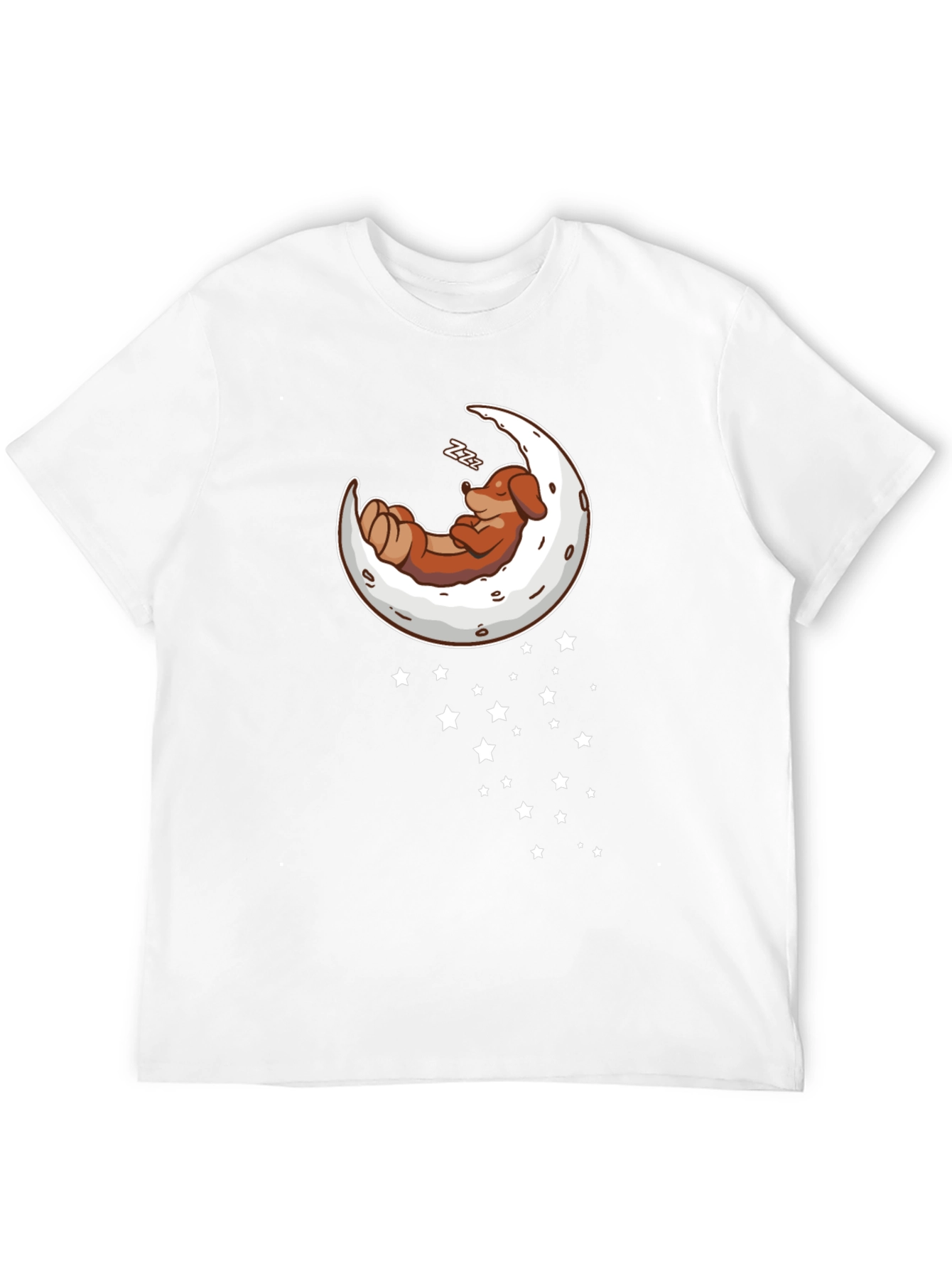 Dachshund Moon Sleep T-Shirt