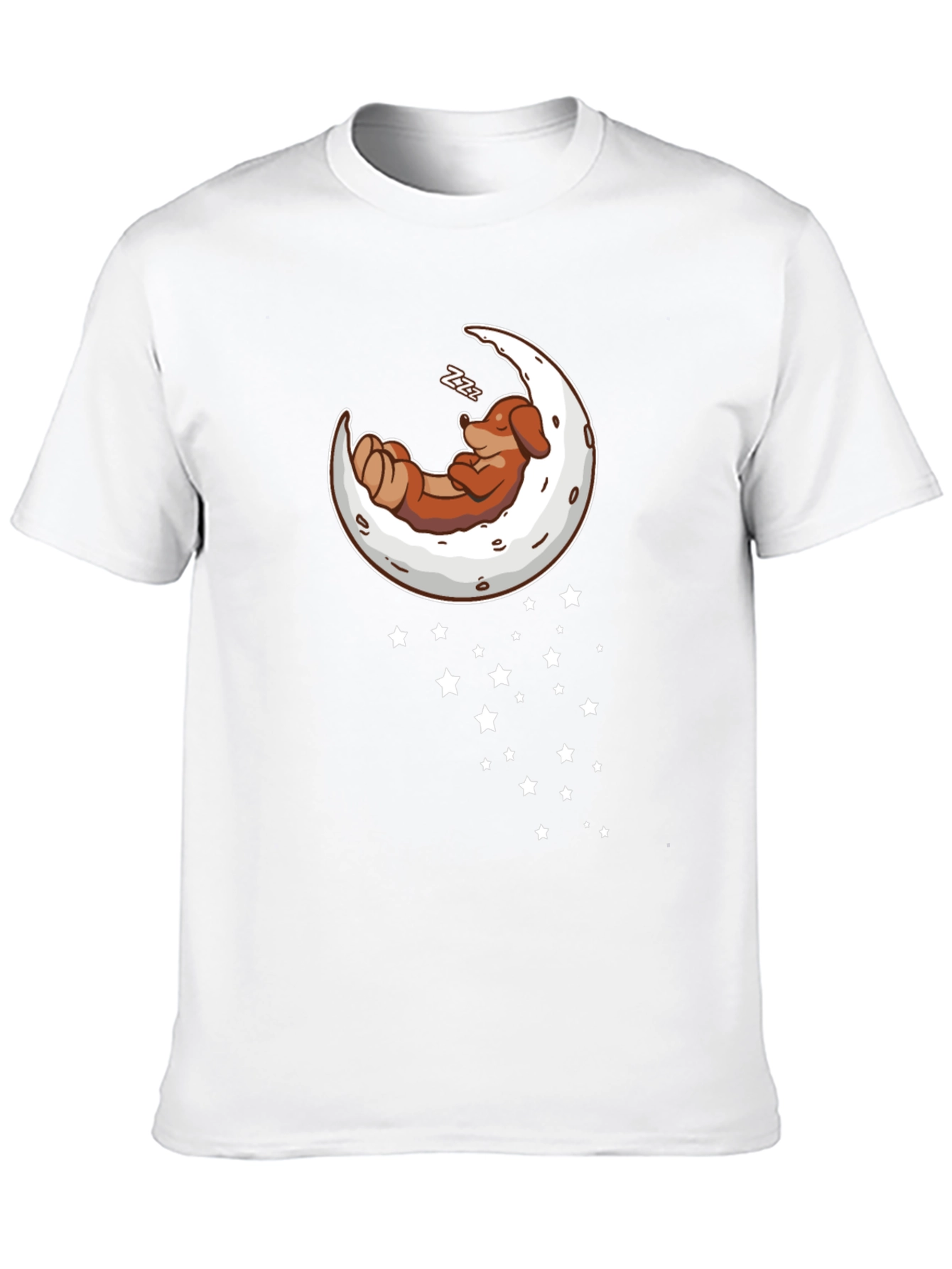 Dachshund Moon Sleep T-Shirt