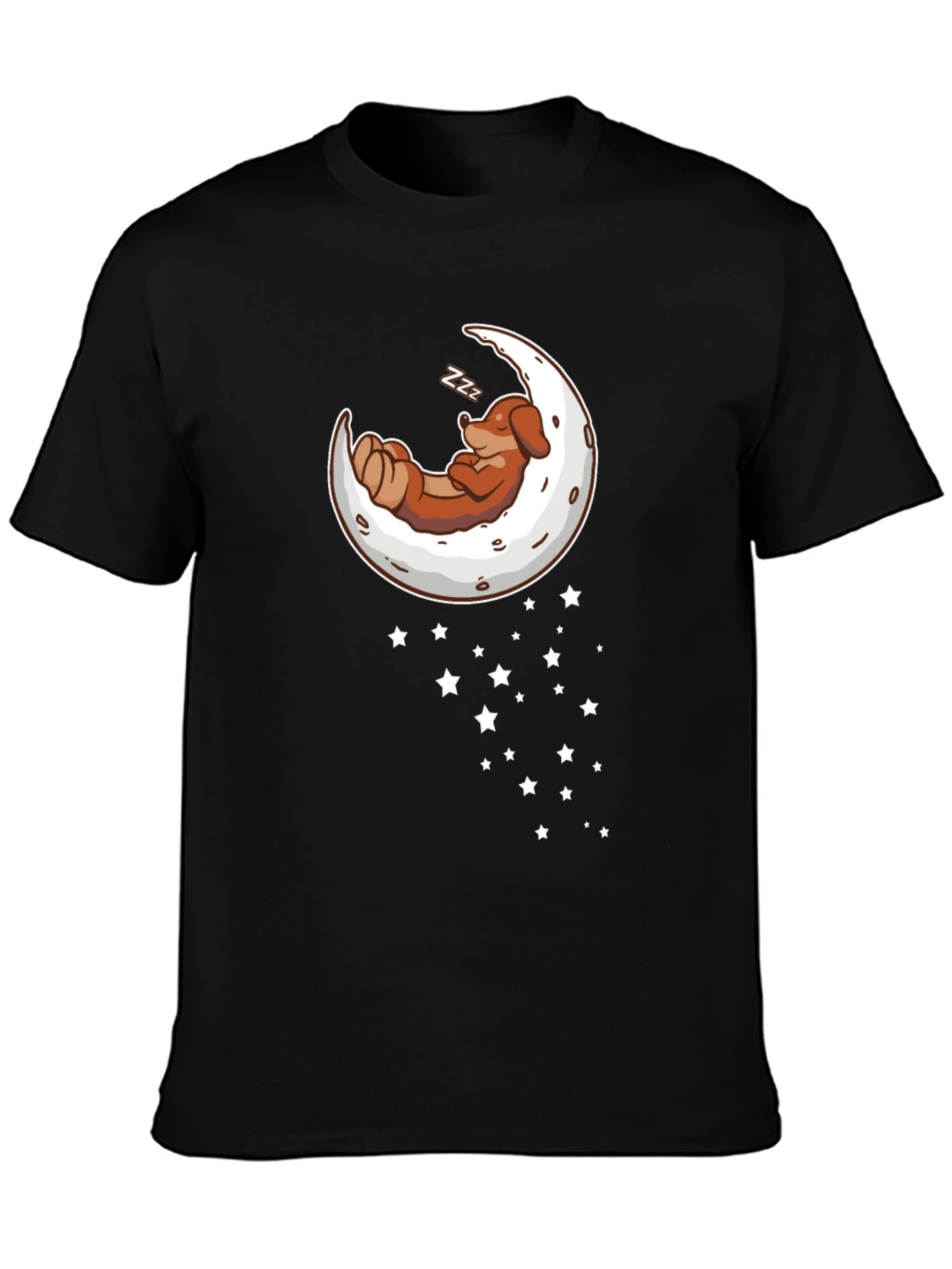 Dachshund Moon Sleep T-Shirt