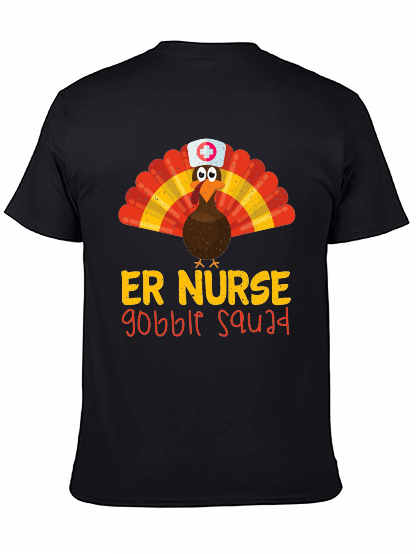 ER Nurse Gobble Squad Thanksgiving T-Shirt