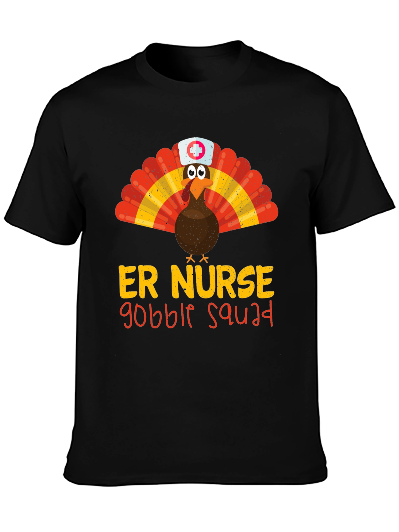 ER Nurse Gobble Squad Thanksgiving T-Shirt
