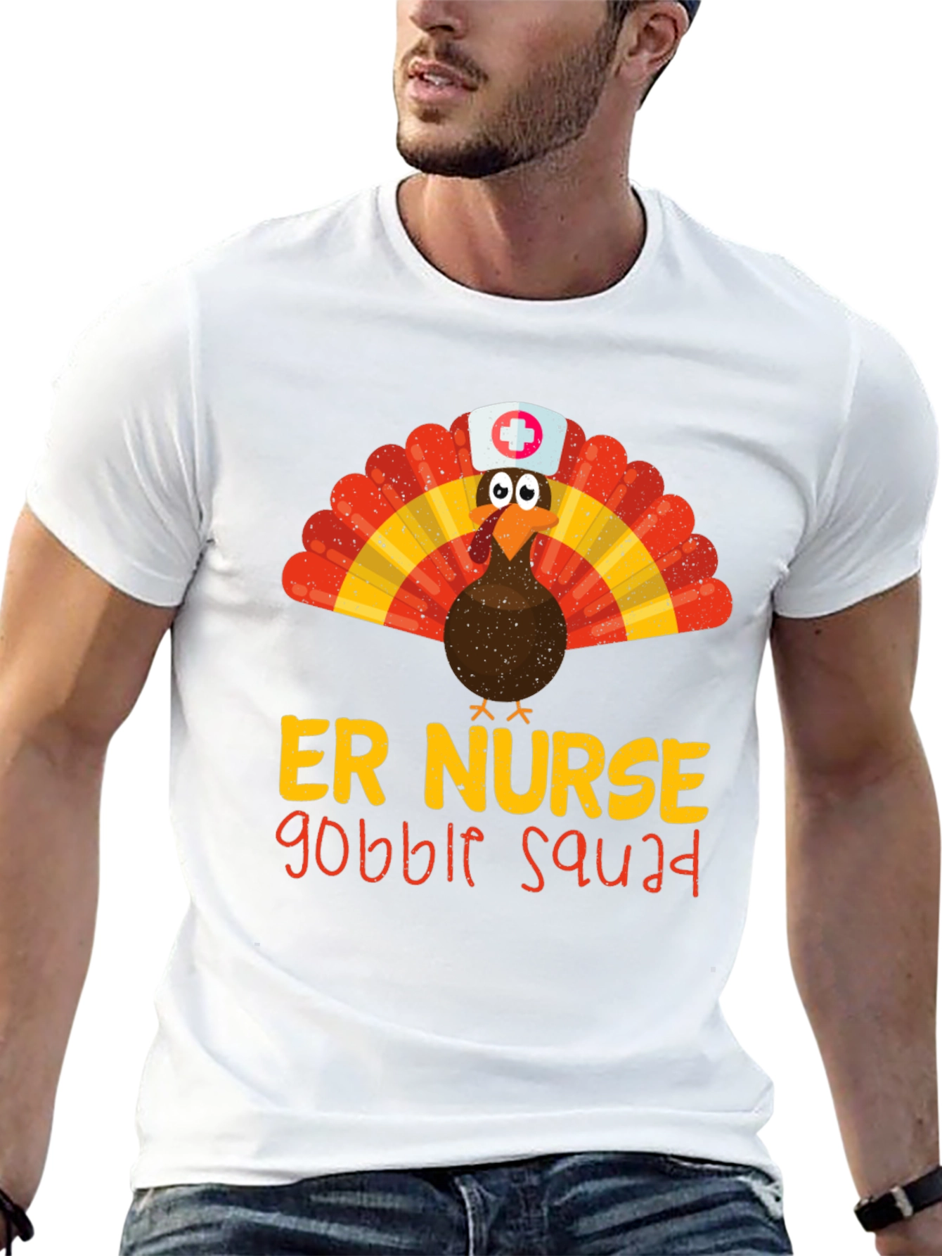 ER Nurse Gobble Squad Thanksgiving T-Shirt
