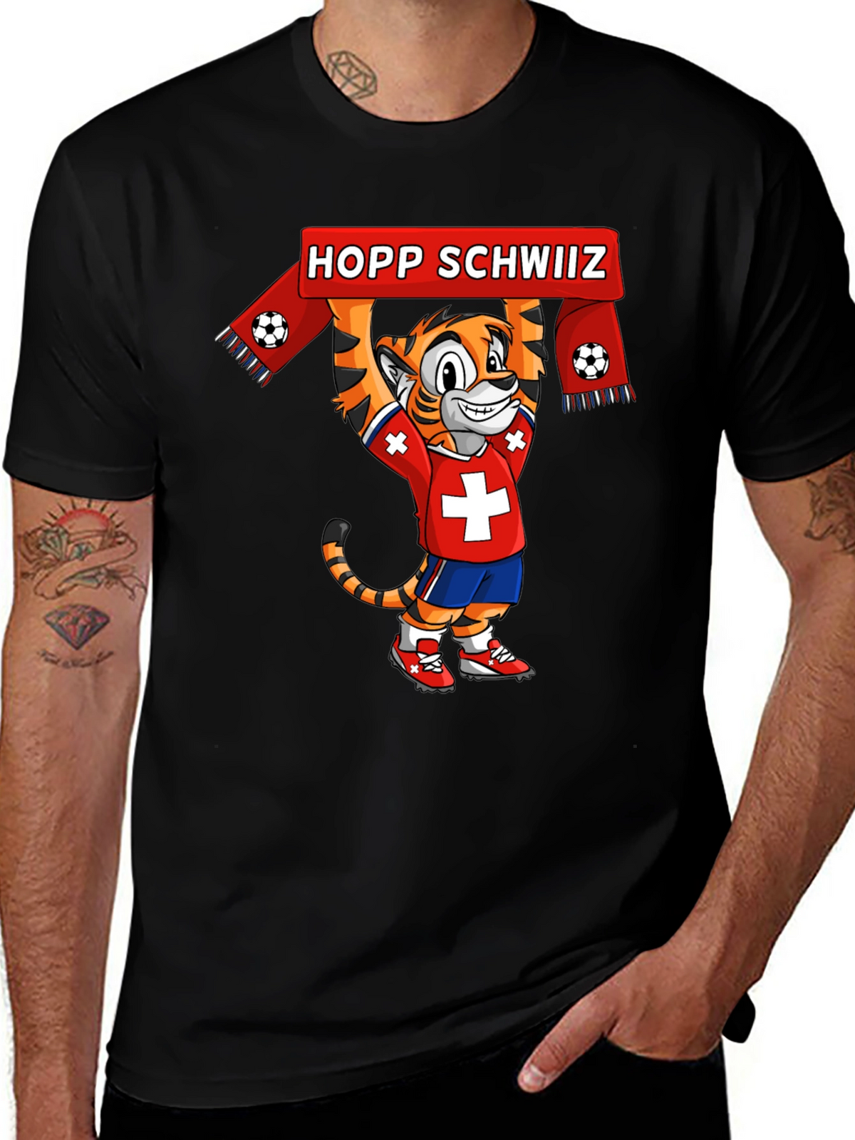 Hopp Schwiiz Tiger T-Shirt