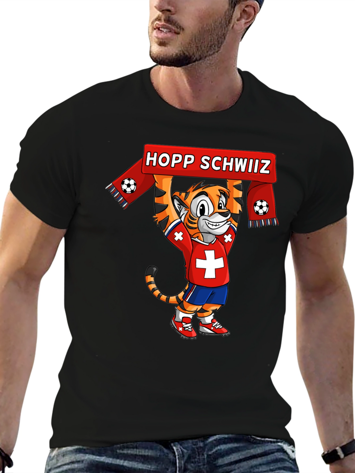 Hopp Schwiiz Tiger T-Shirt