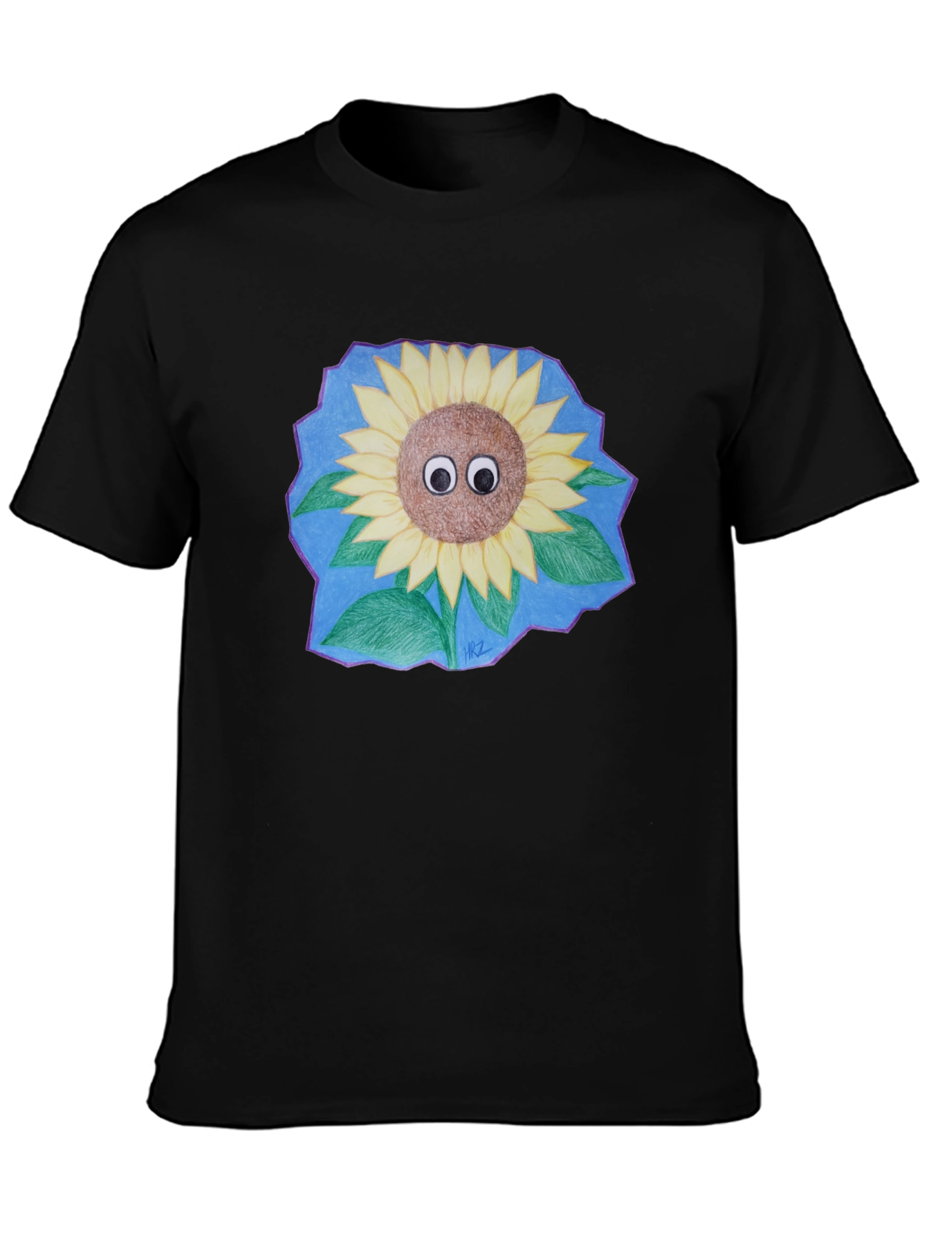 Sunflower Googly Eyes Graphic T-Shirt