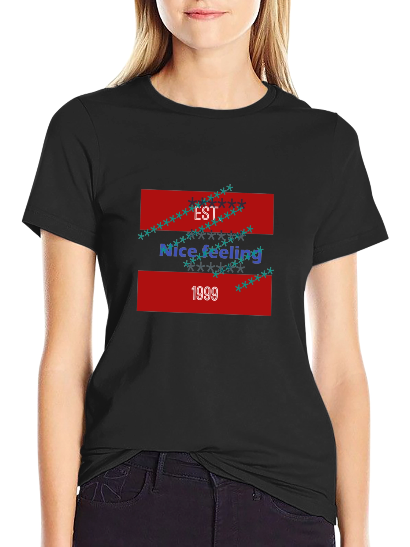 Est 1999 Graphic Tee - Mens Black T-Shirt