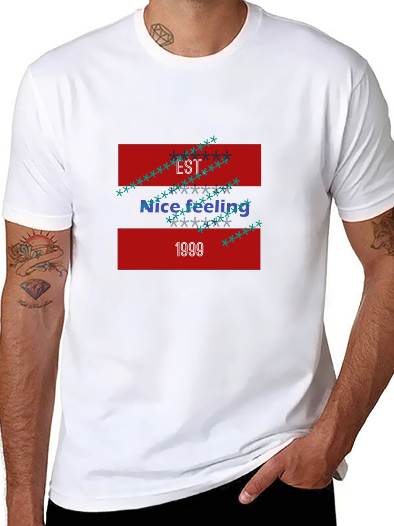Est 1999 Graphic Tee - Mens Black T-Shirt