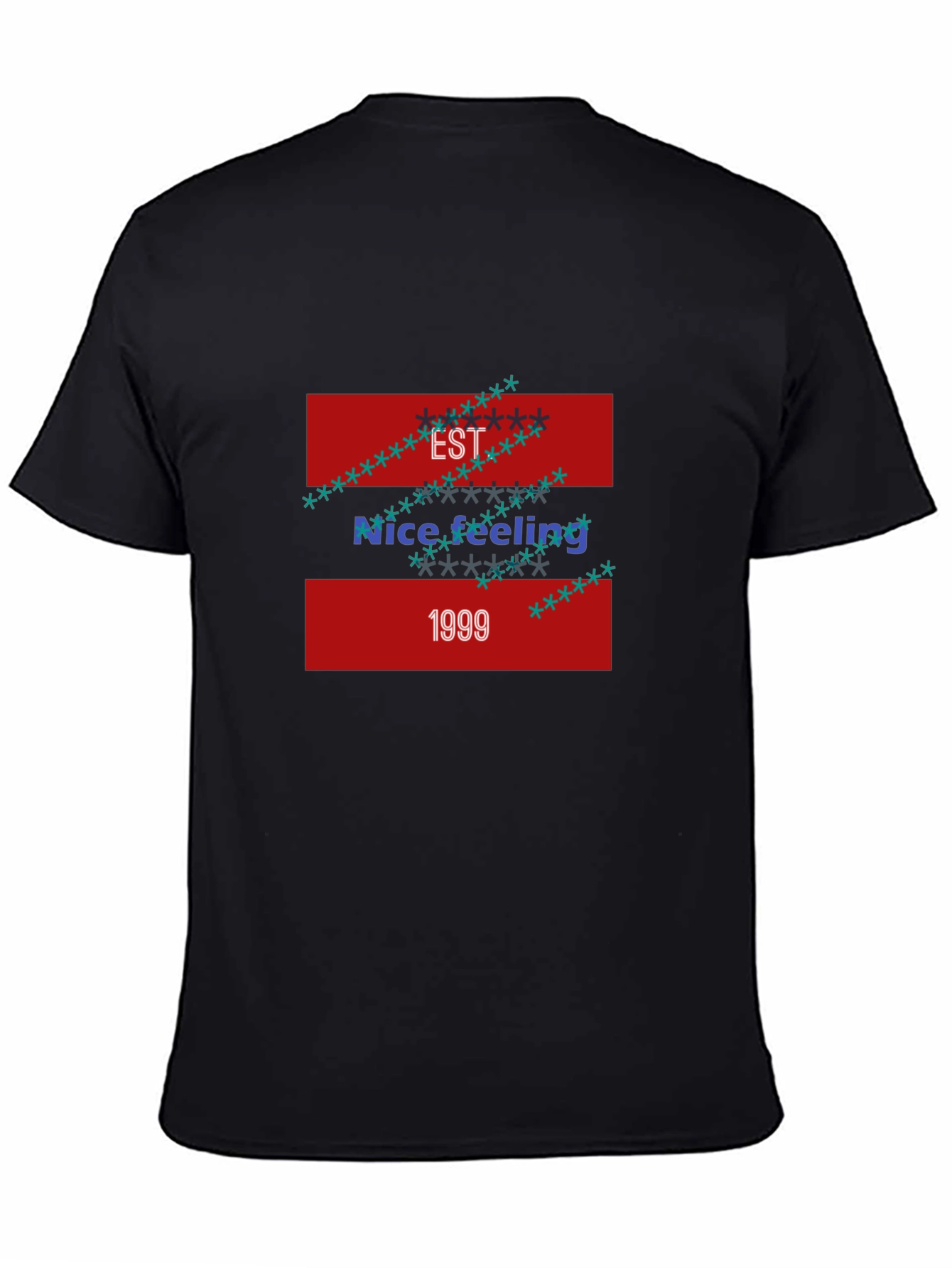 Est 1999 Graphic Tee - Mens Black T-Shirt