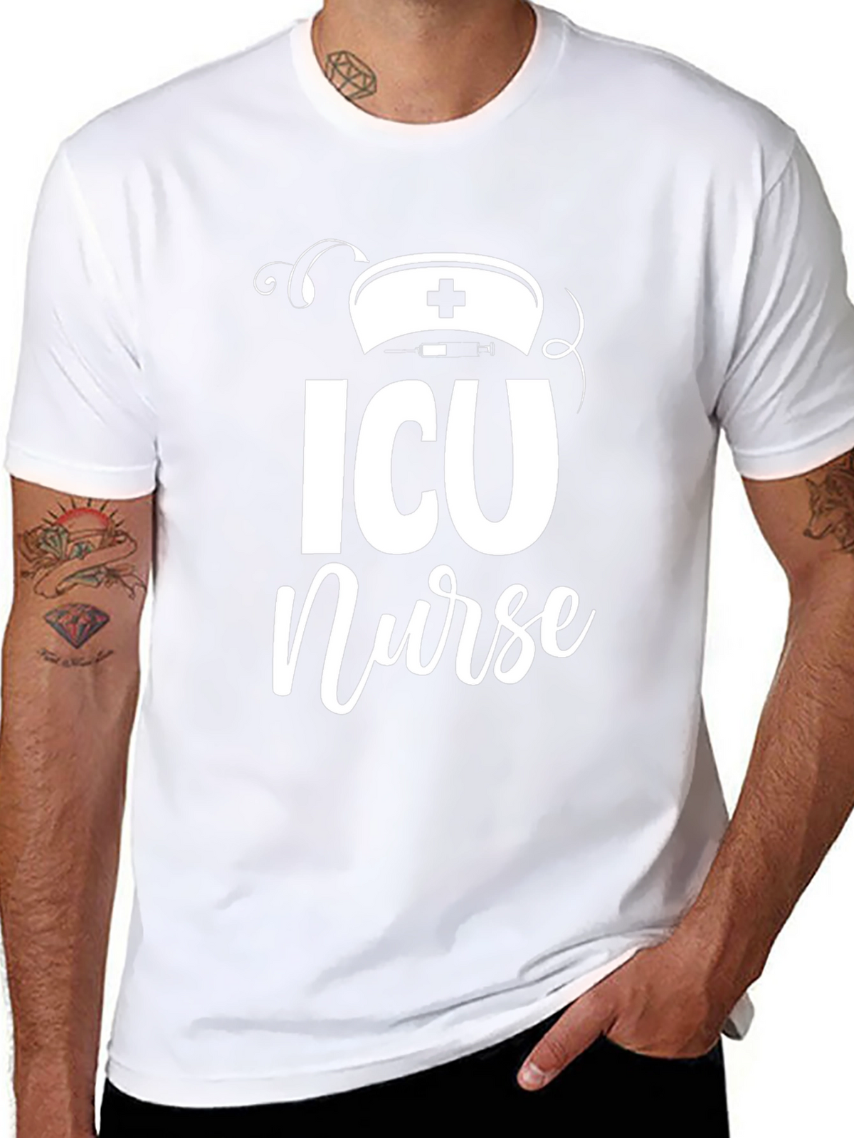 ICU Nurse Graphic Tee - Comfortable Casual Wear