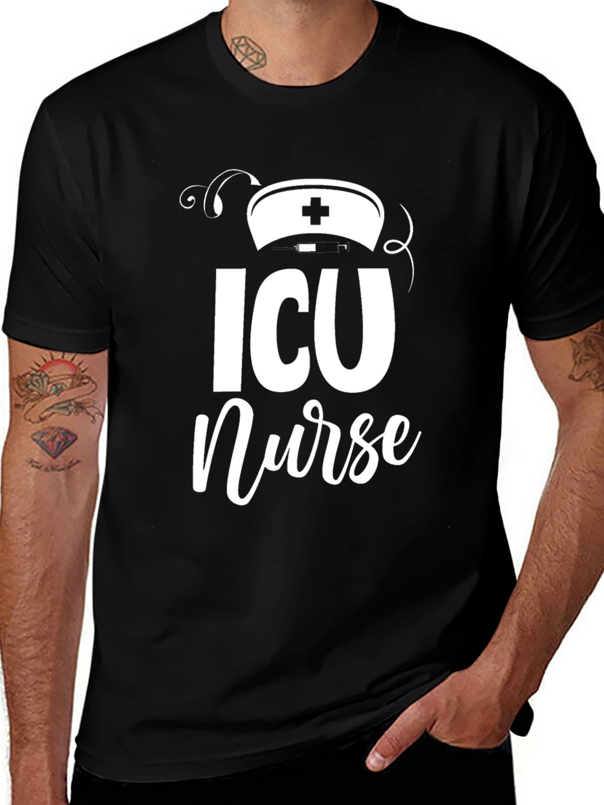 ICU Nurse Graphic Tee - Comfortable Casual Wear