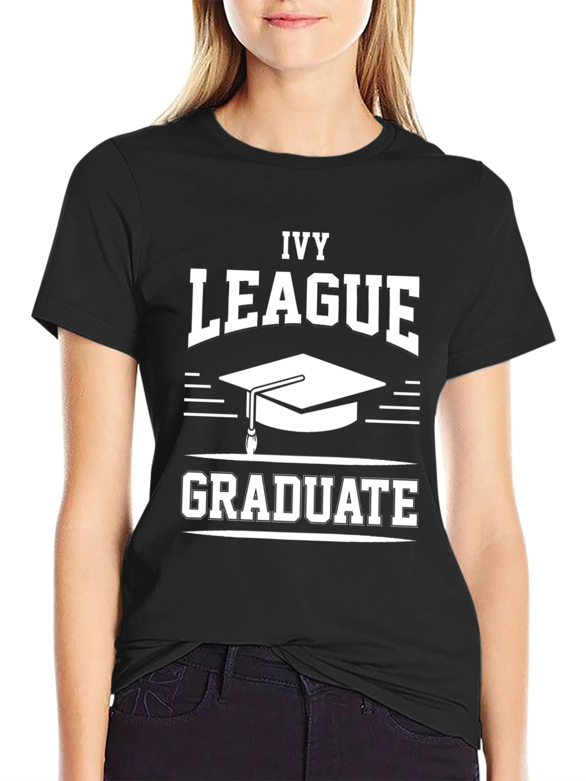 Ivy League Graduate Black T-Shirt