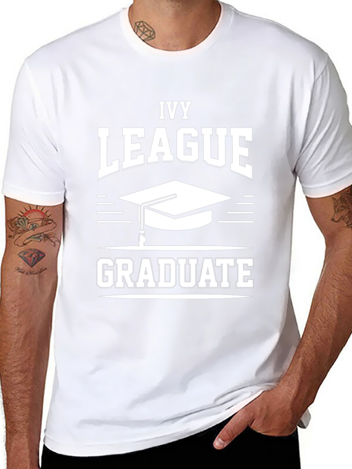 Ivy League Graduate Black T-Shirt