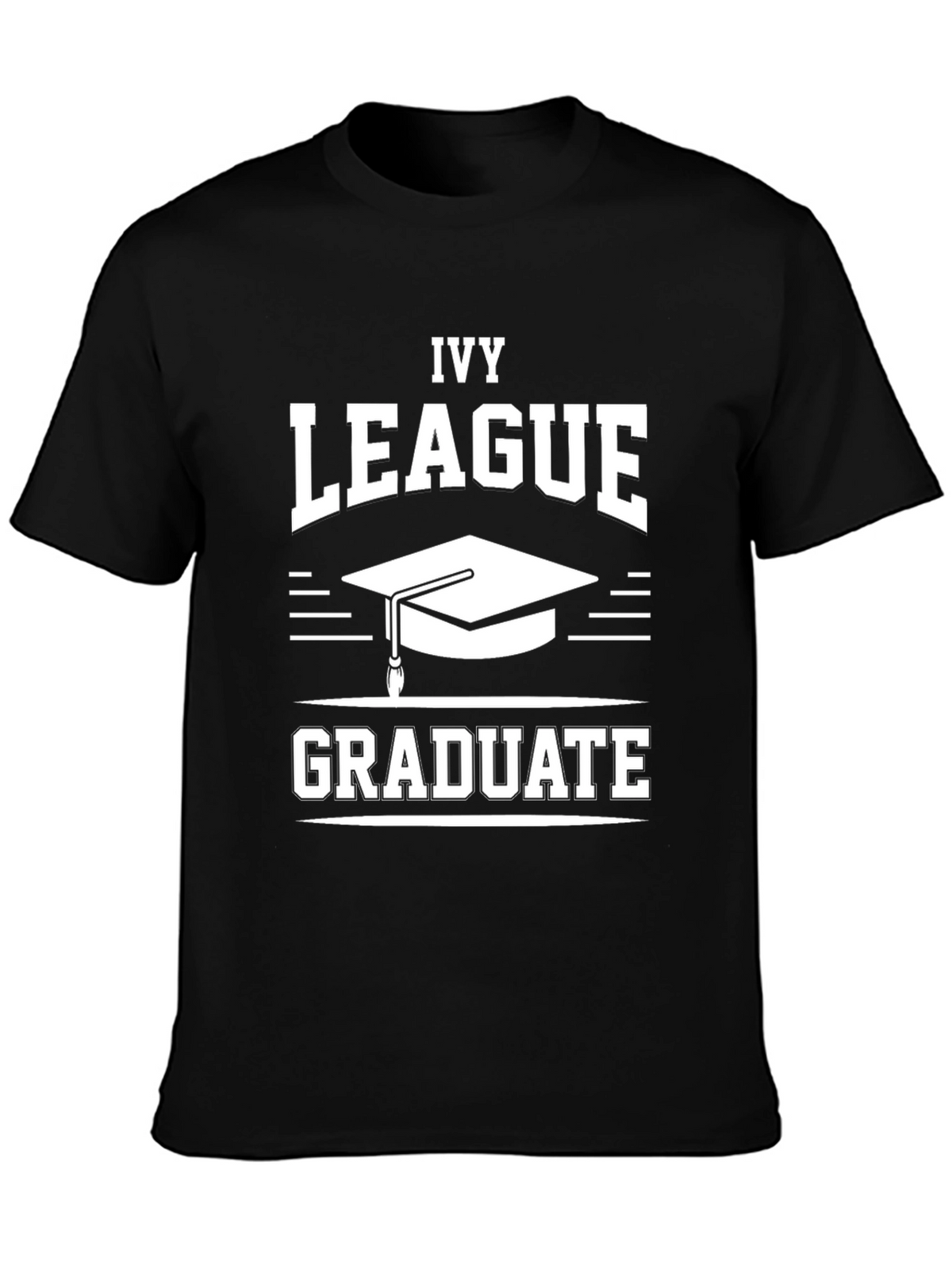 Ivy League Graduate Black T-Shirt