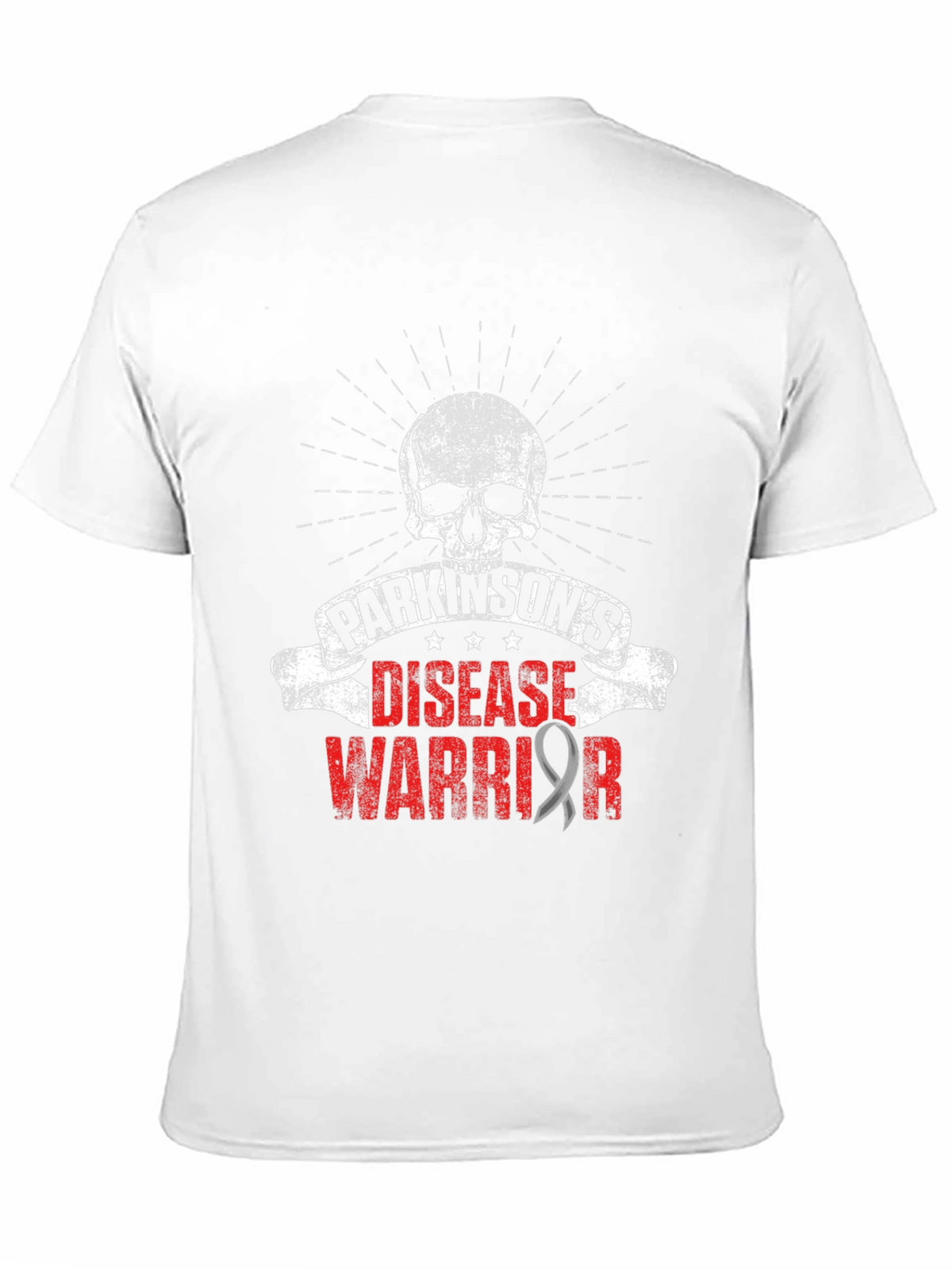 Parkinsons Disease Warrior T-Shirt - Skull Design