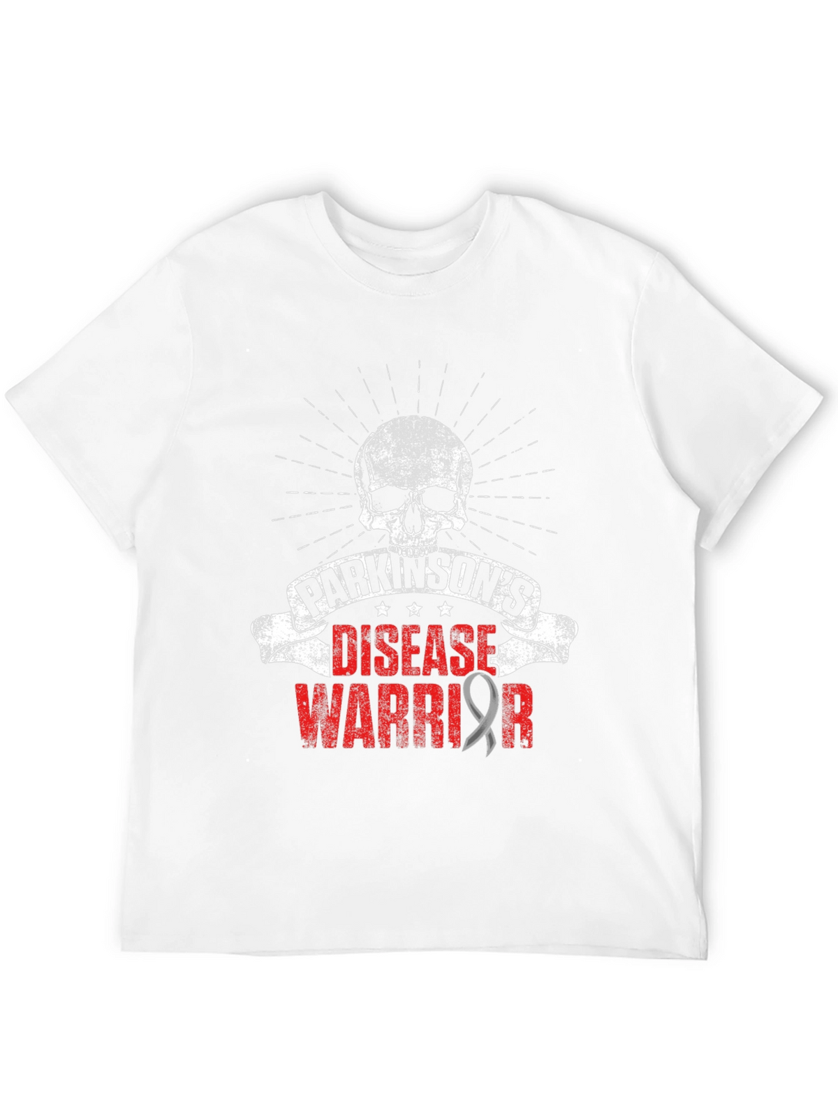 Parkinsons Disease Warrior T-Shirt - Skull Design