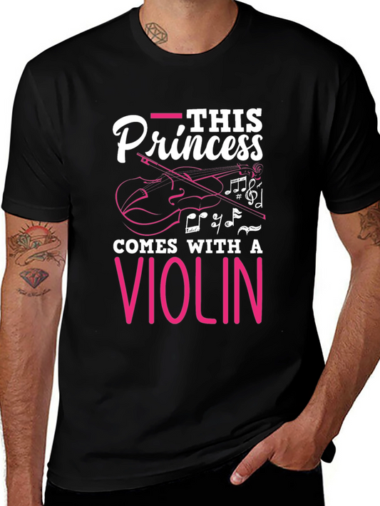 Princess Violin T-Shirt - Musicians Apparel