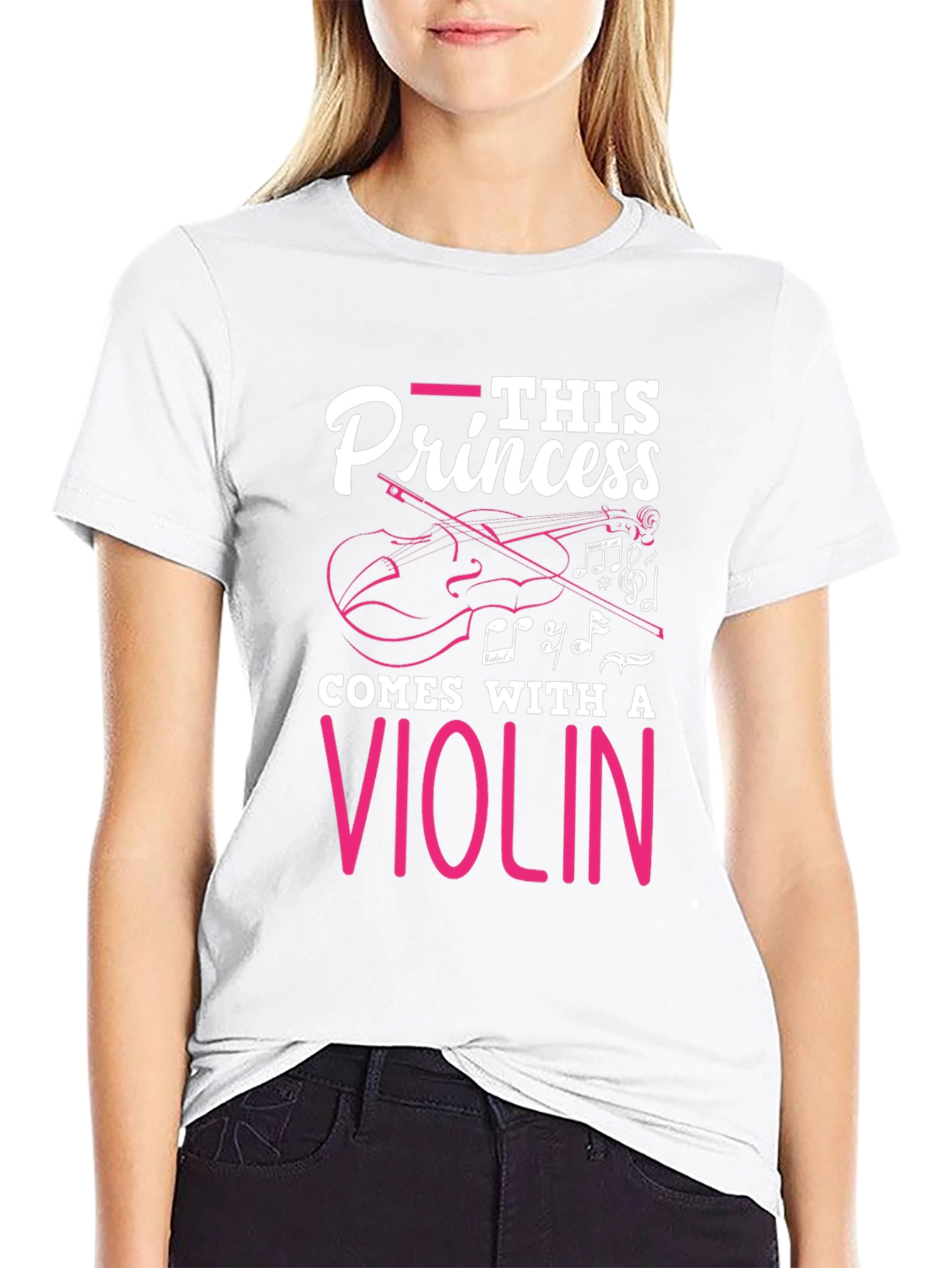 Princess Violin T-Shirt - Musicians Apparel