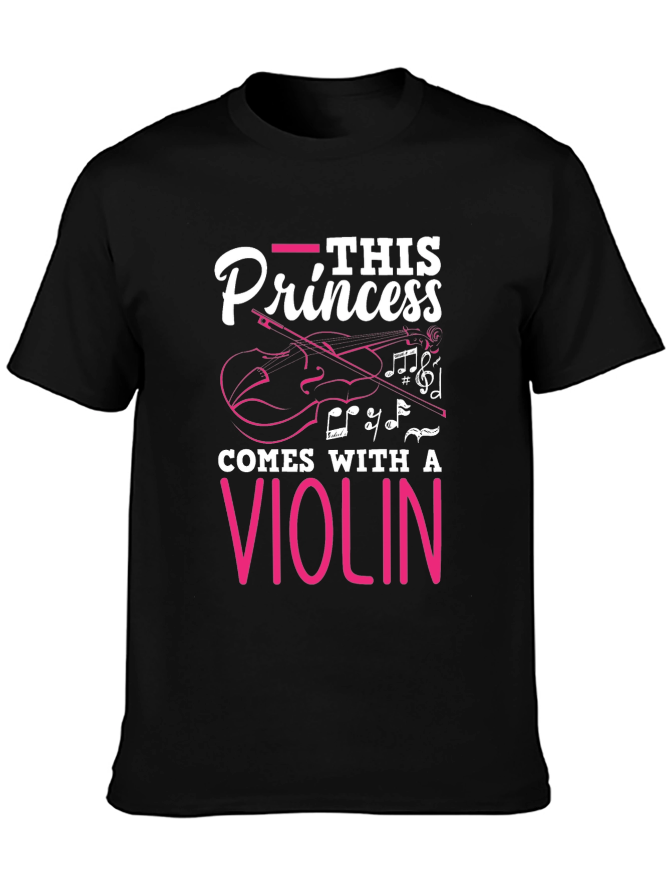 Princess Violin T-Shirt - Musicians Apparel