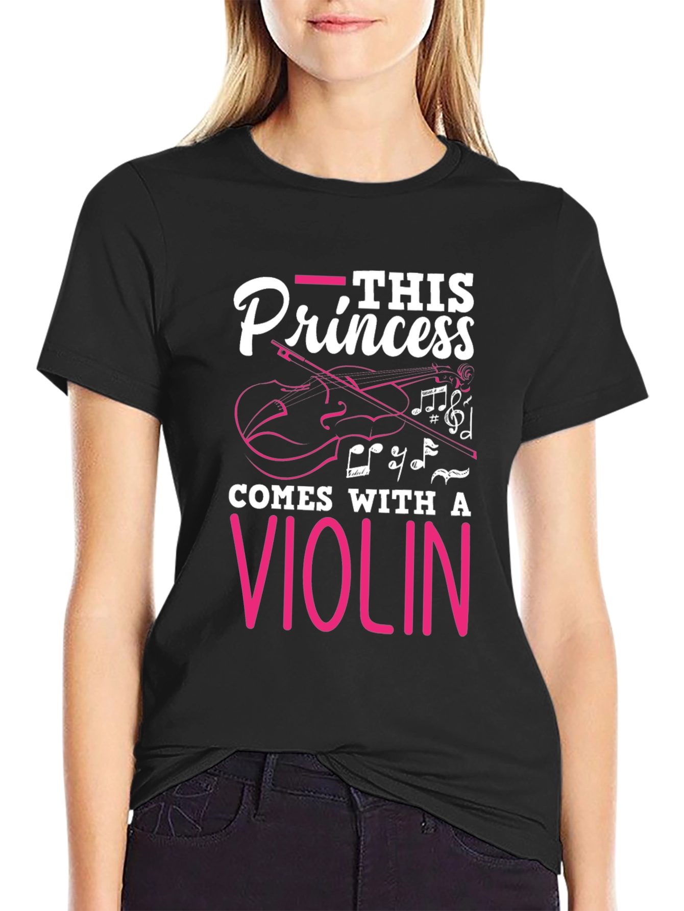 Princess Violin T-Shirt - Musicians Apparel