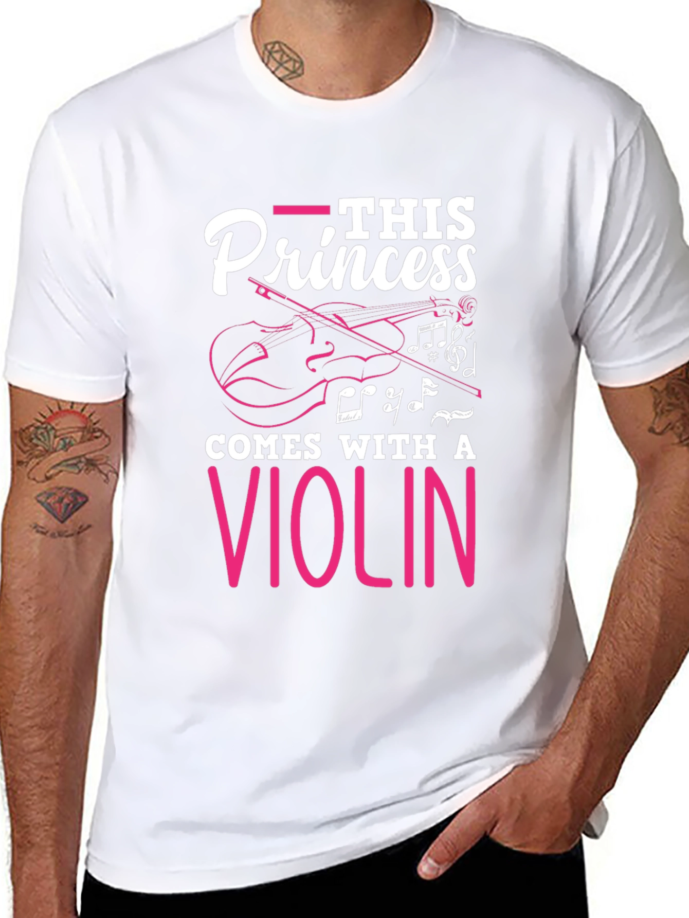 Princess Violin T-Shirt - Musicians Apparel