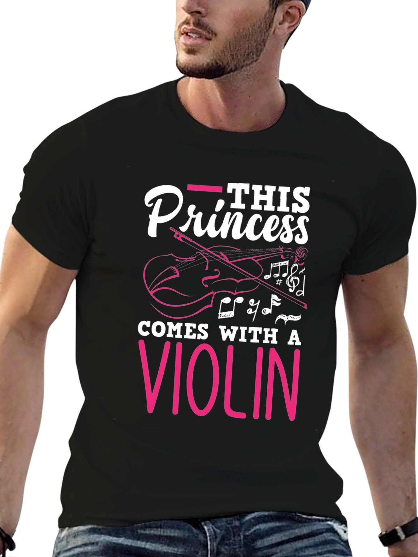 Princess Violin T-Shirt - Musicians Apparel