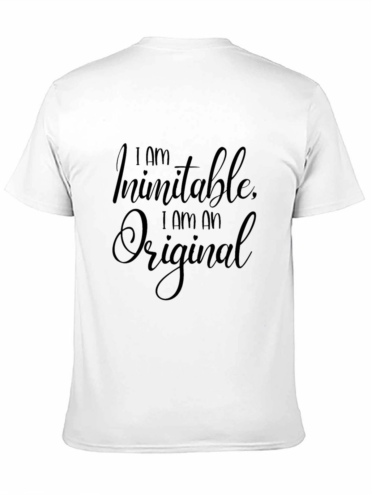 Inimitable Original Black Graphic T-Shirt