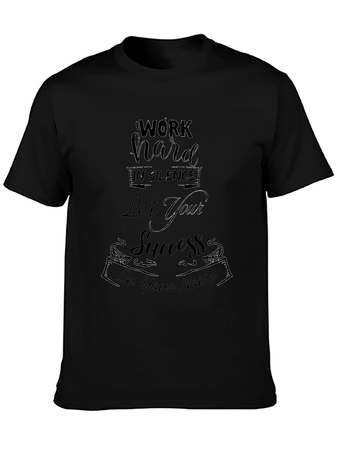 Work Hard in Silence Graphic Tee