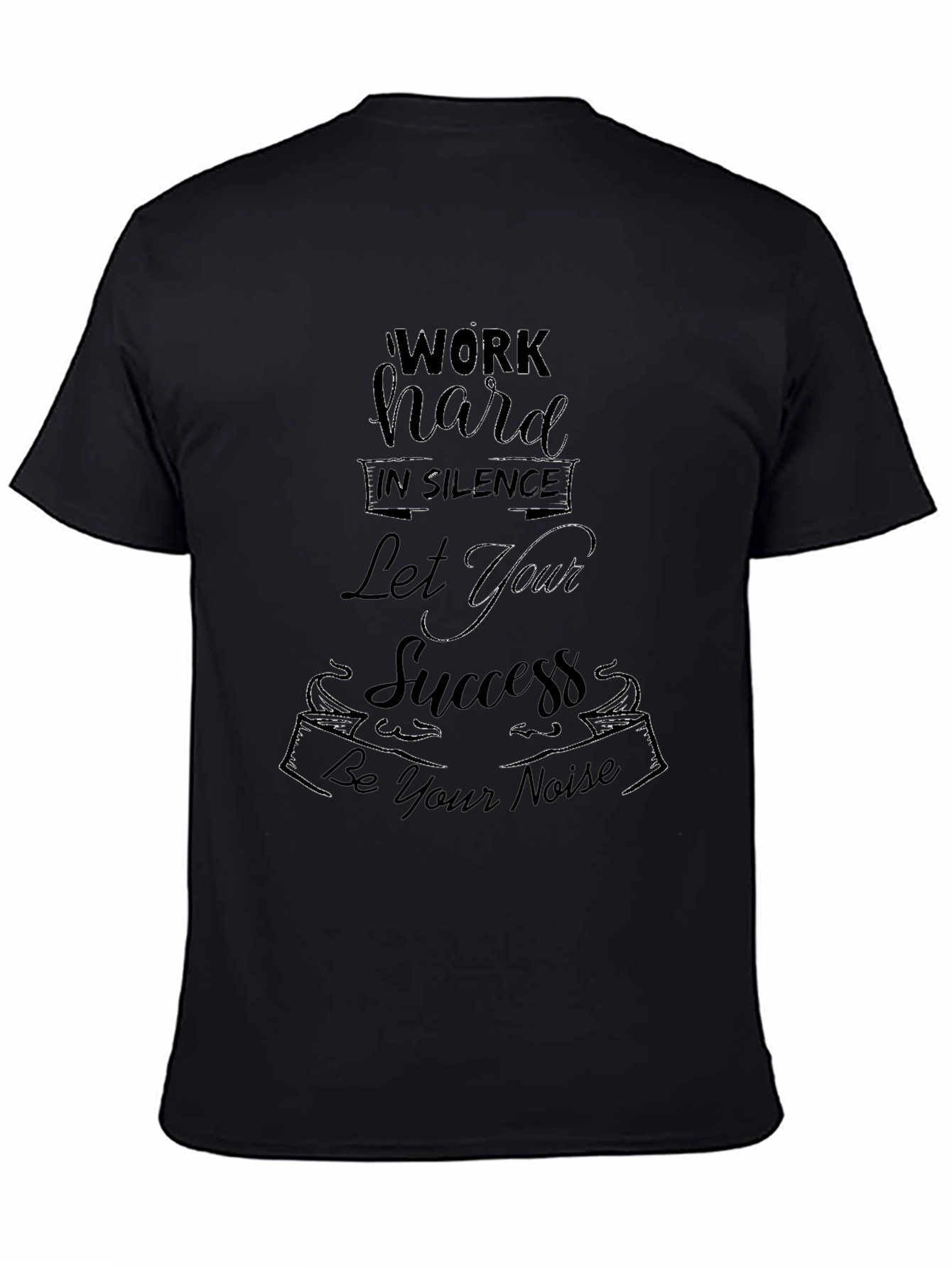 Work Hard in Silence Graphic Tee