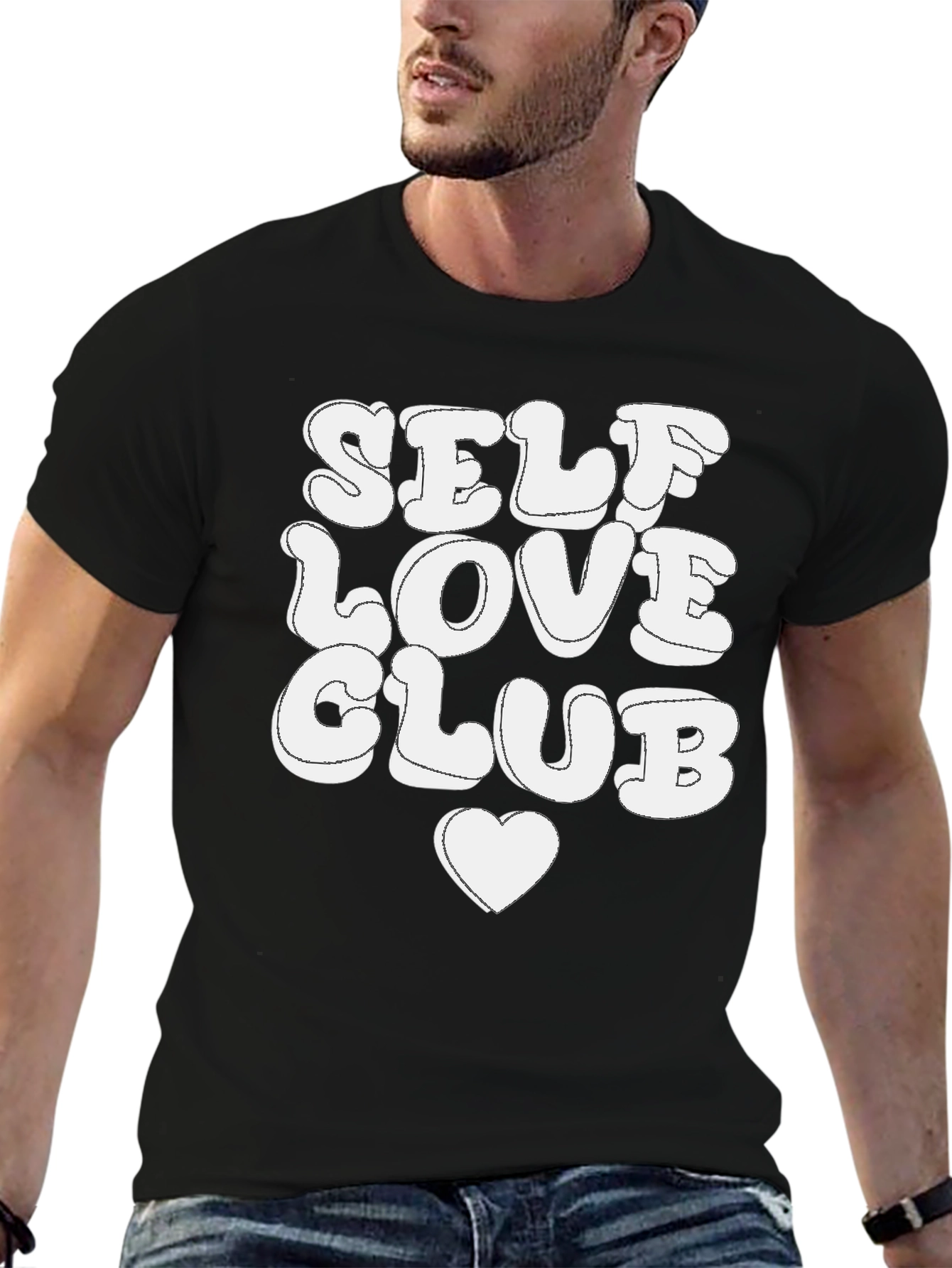 Self Love Club T-Shirt - Black