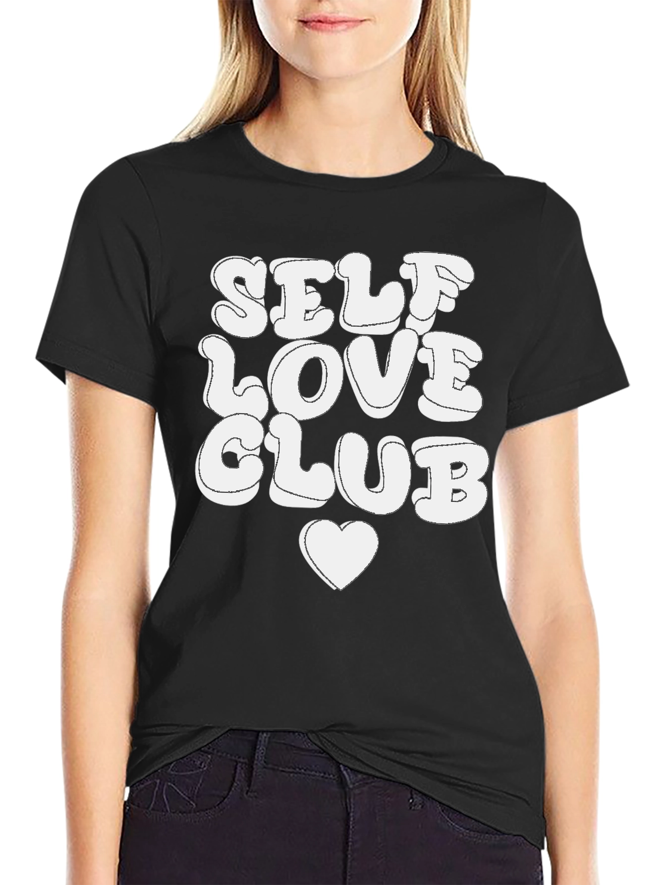 Self Love Club T-Shirt - Black