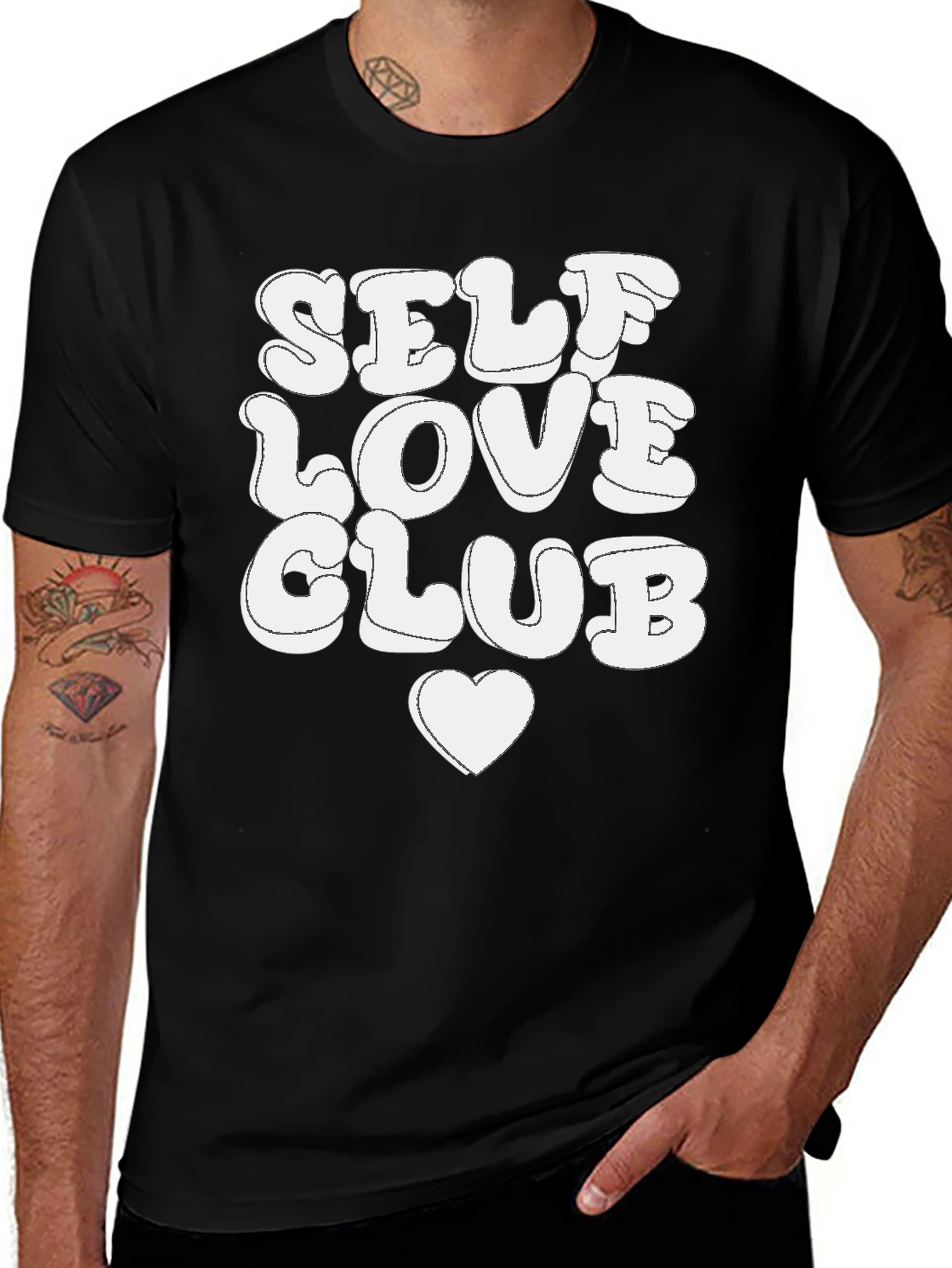 Self Love Club T-Shirt - Black