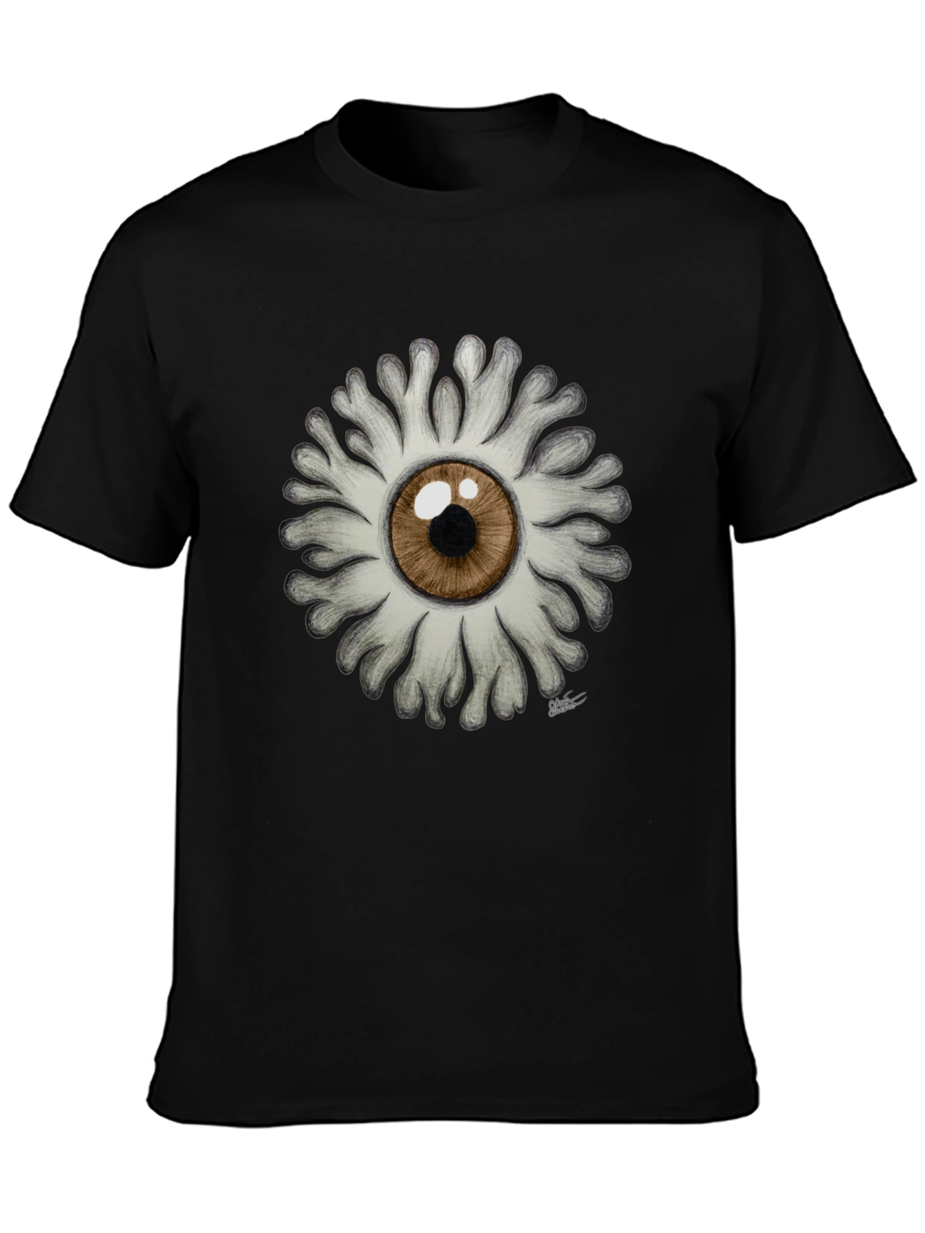 Eye Flower Graphic T-Shirt - Unique Design!