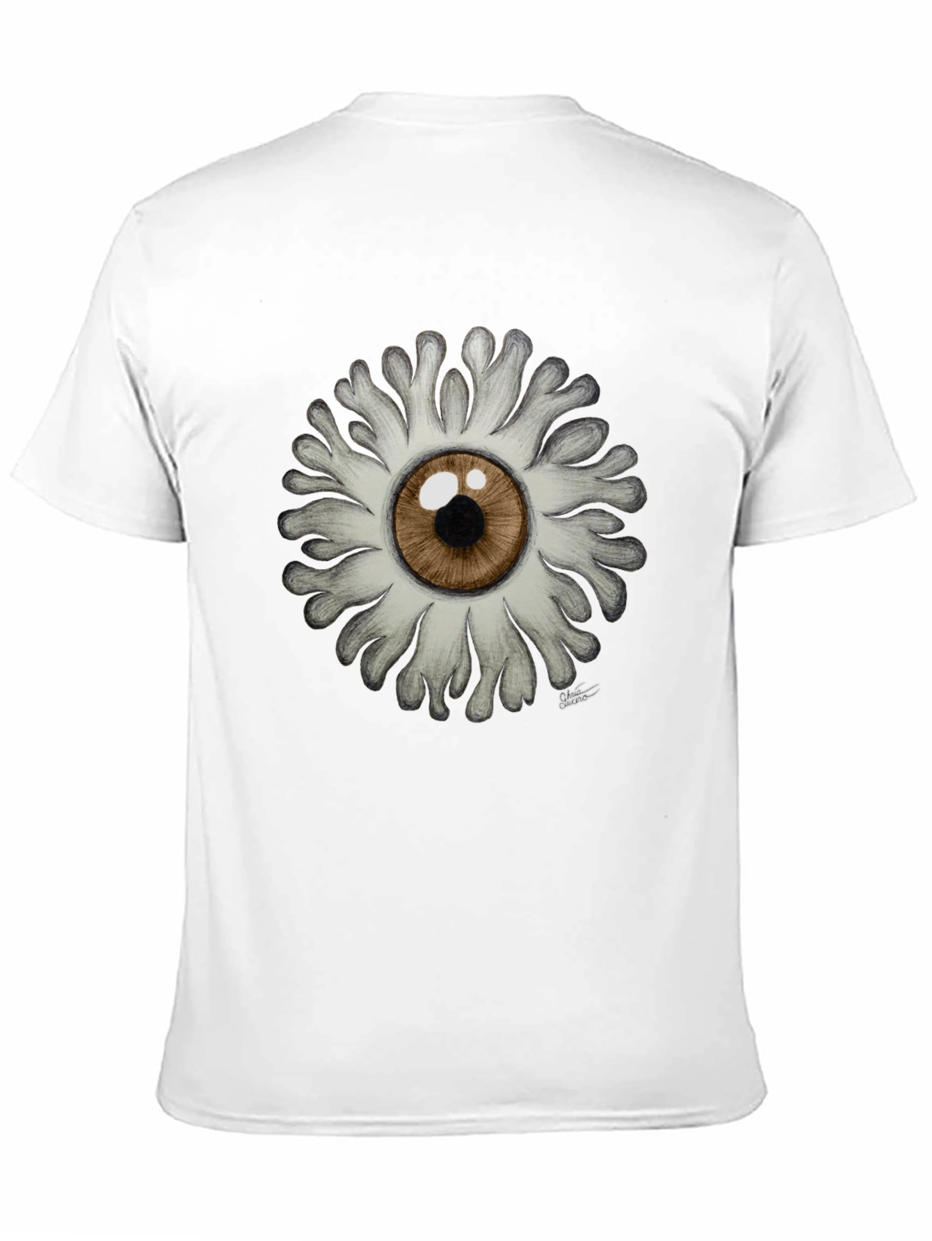 Eye Flower Graphic T-Shirt - Unique Design!