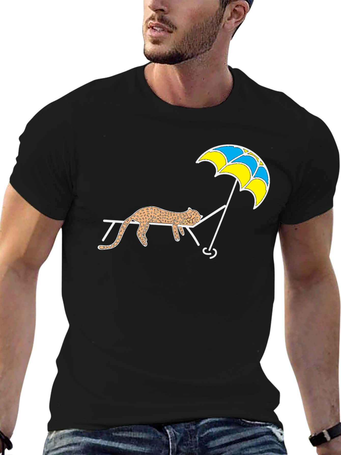 Relaxing Leopard T-Shirt - Comfy and Stylish Tee