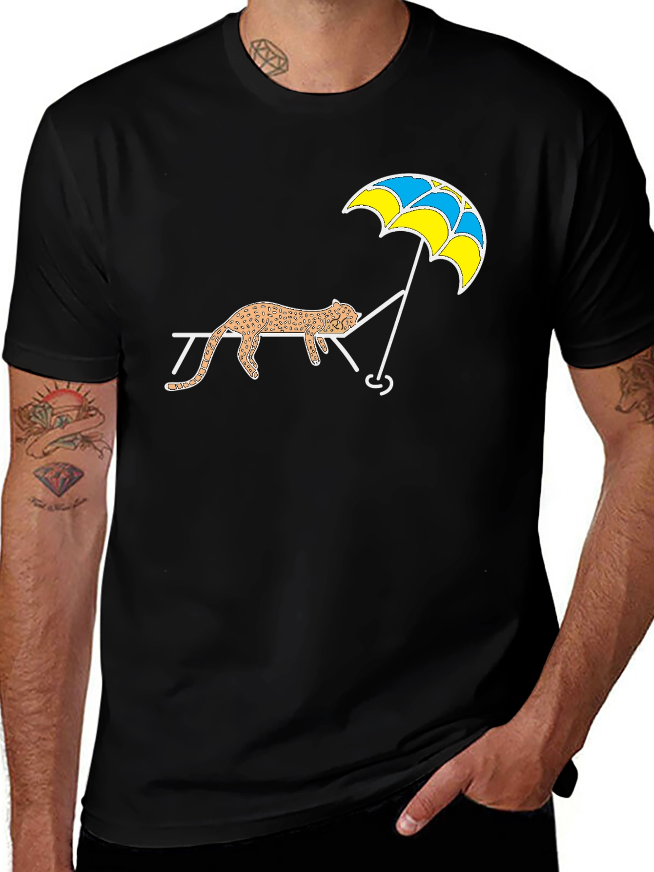 Relaxing Leopard T-Shirt - Comfy and Stylish Tee