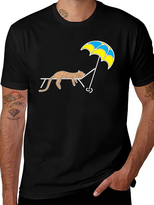 Relaxing Leopard T-Shirt - Comfy and Stylish Tee