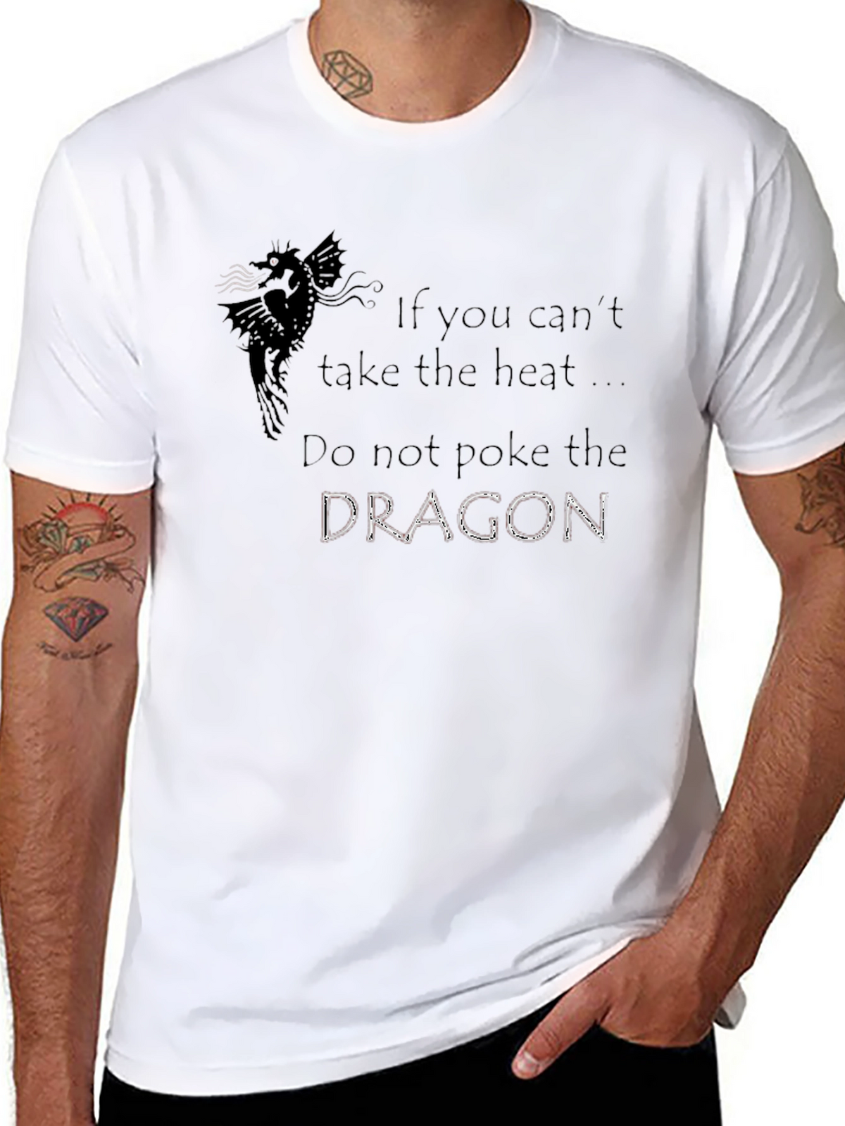 Do Not Poke the Dragon Graphic Tee