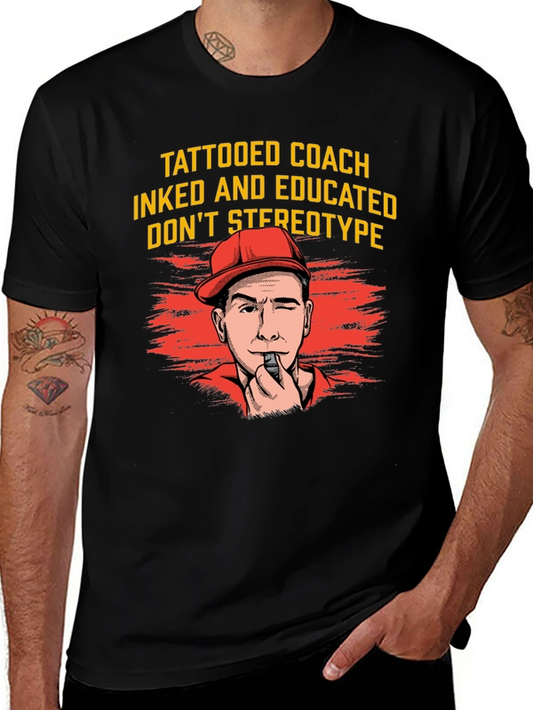 Tattooed Coach Graphic Tee