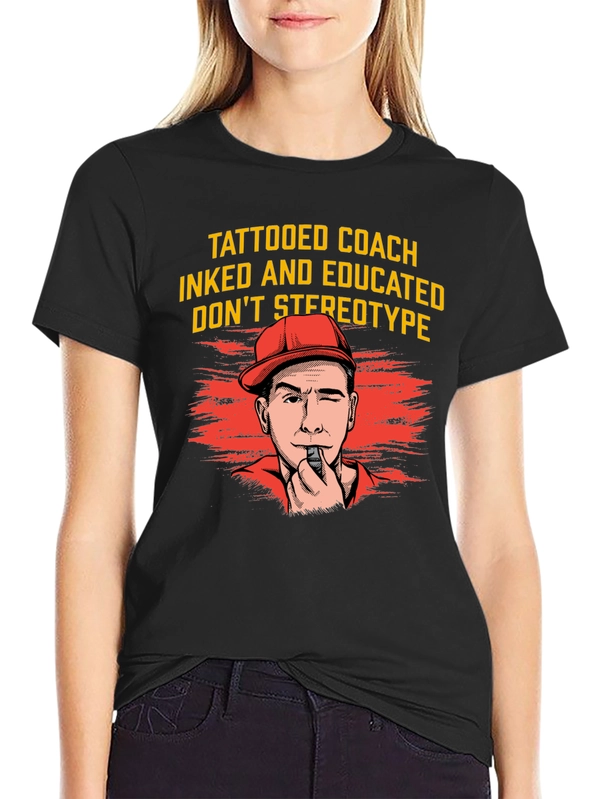 Tattooed Coach Graphic Tee