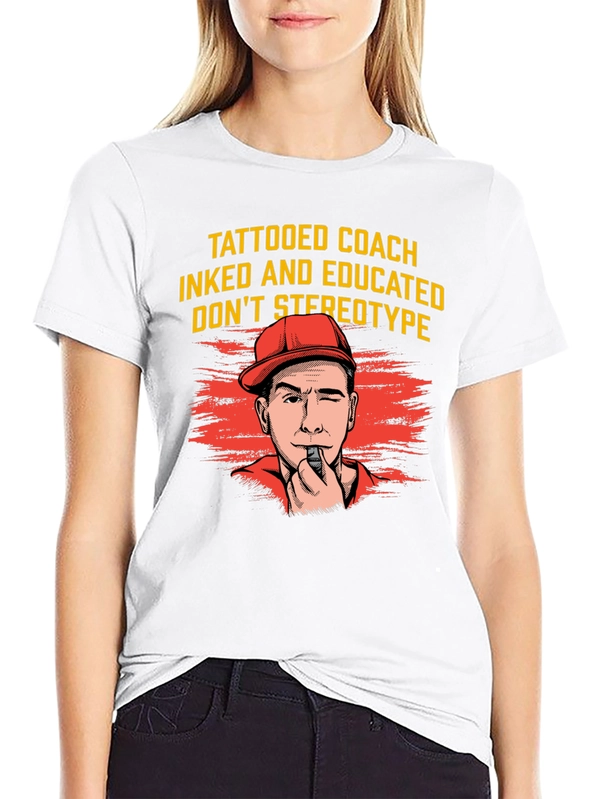 Tattooed Coach Graphic Tee