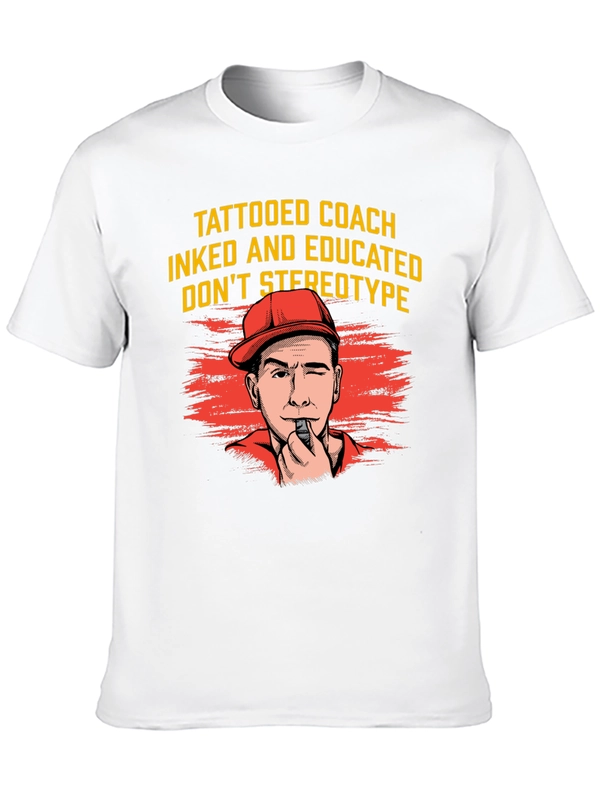 Tattooed Coach Graphic Tee
