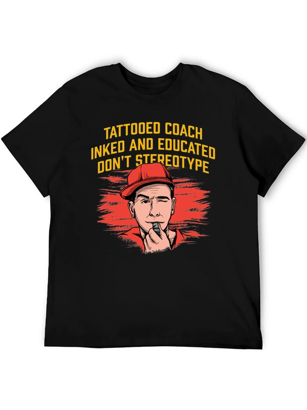 Tattooed Coach Graphic Tee