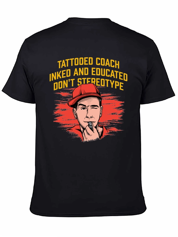 Tattooed Coach Graphic Tee