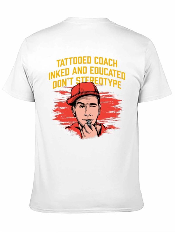 Tattooed Coach Graphic Tee