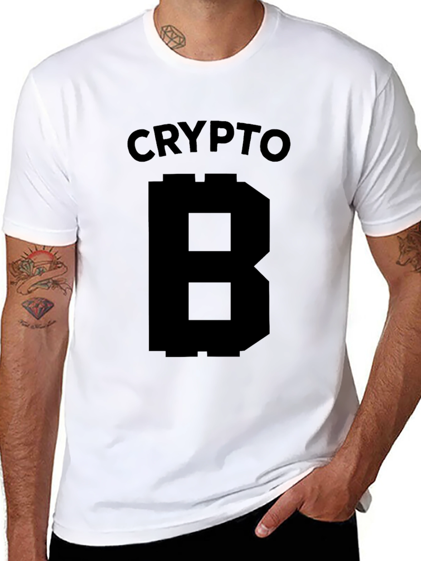Crypto B Black T-Shirt