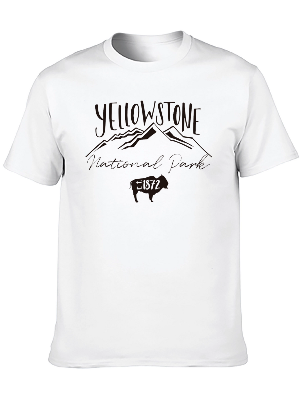 Mens Black Graphic T-Shirt